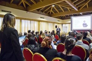 Un momento dell'intervento di Maurizio Galli al TFP Summit 2018